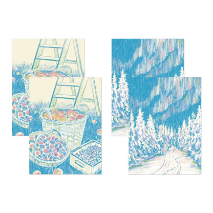 Midori Decorative Stickers | Light blue