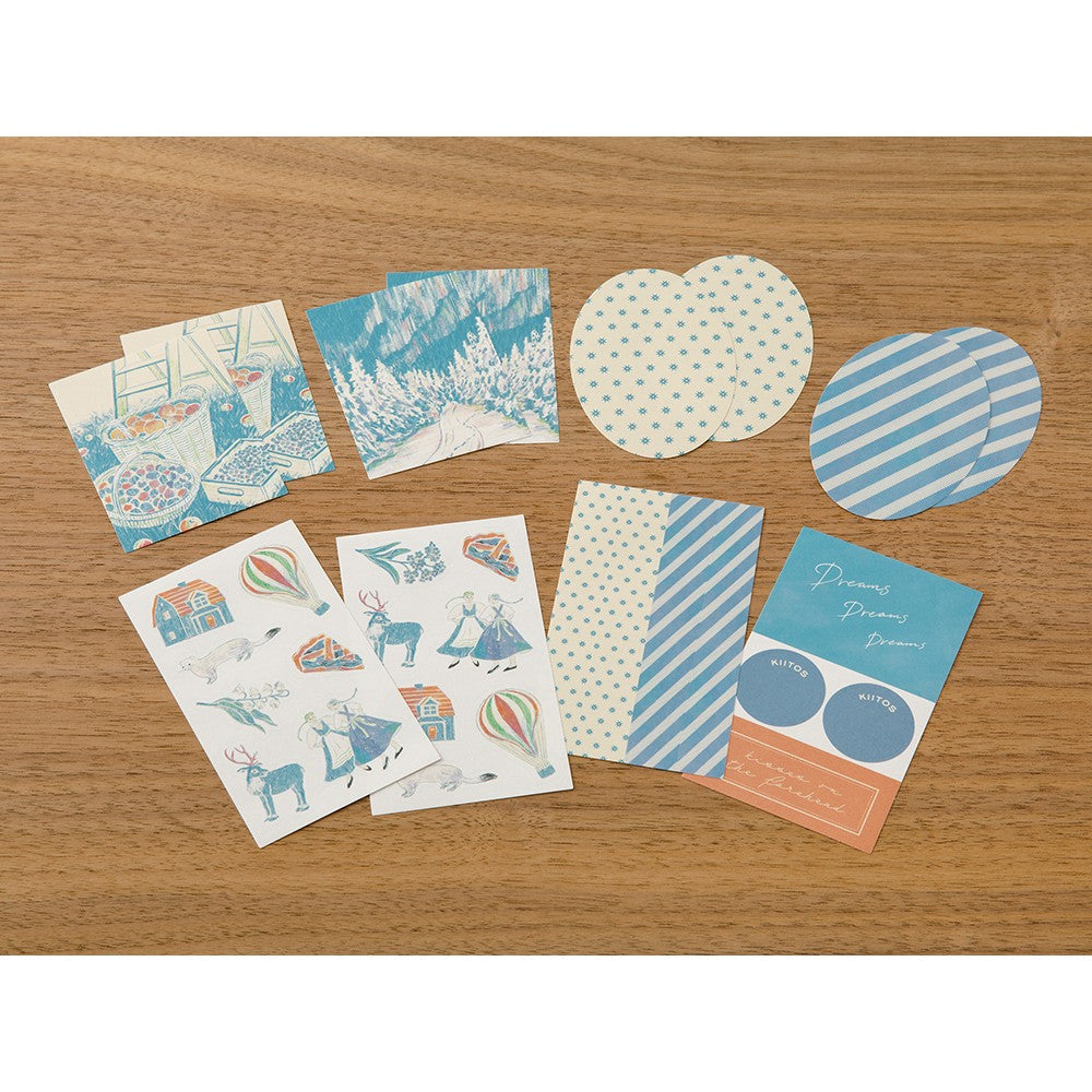 Midori Decorative Stickers | Light blue