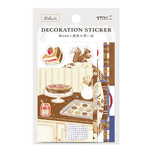 Decorative Stickers Midori | Brown
