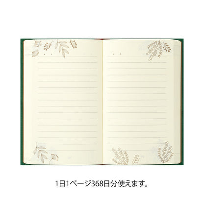 Midori Diary 1 Day 1 Page | Flowers