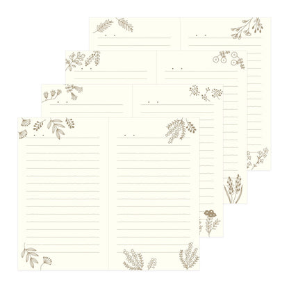 Midori Diary 1 Day 1 Page | Flowers