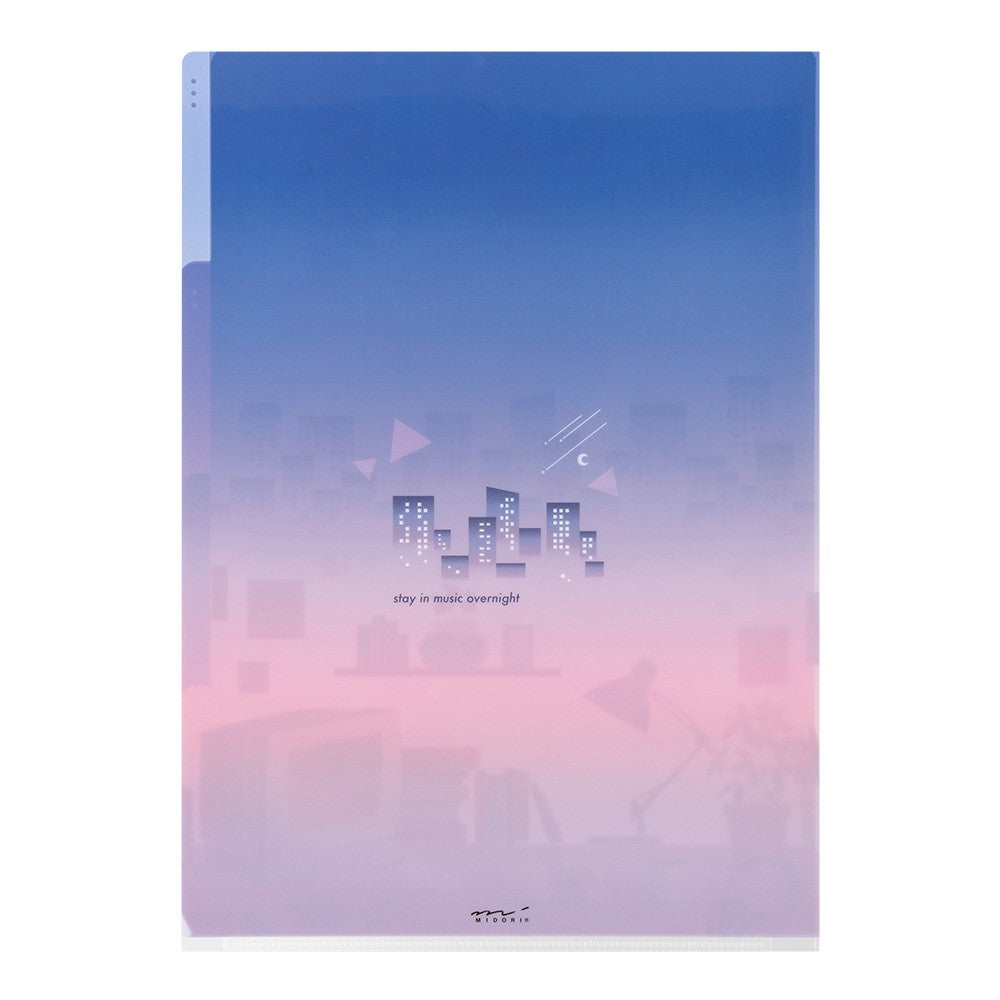 Folder Midori Trzy Kieszonki A4 | City Pop