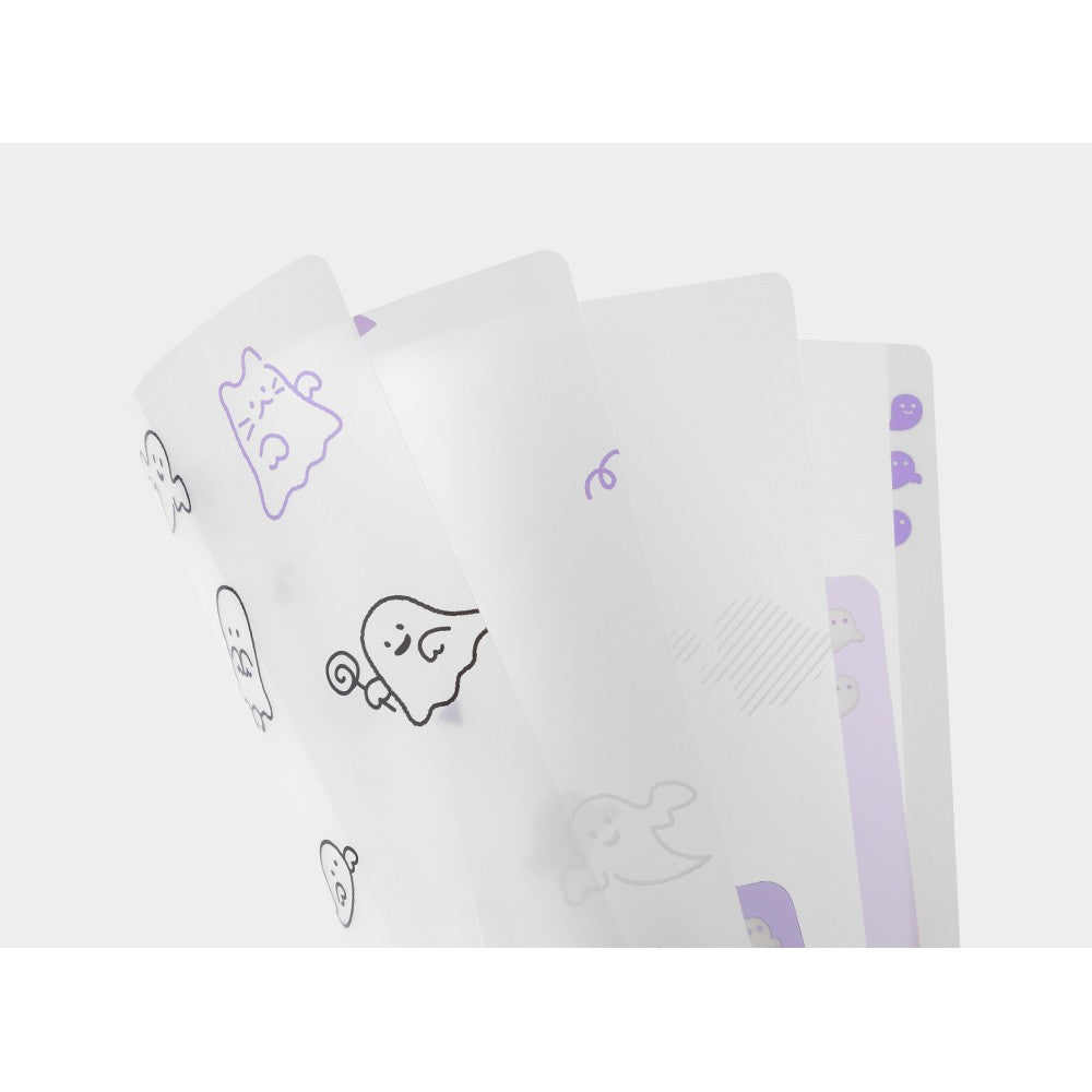 Midori Three Pocket Folder A4 | Ghost