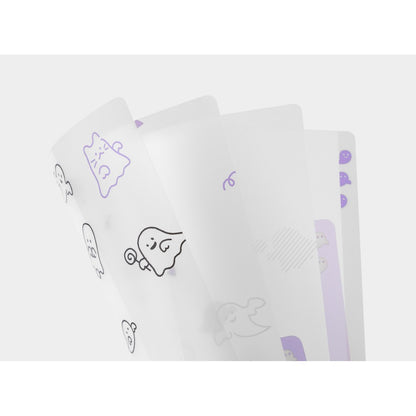 Midori Three Pocket Folder A4 | Ghost