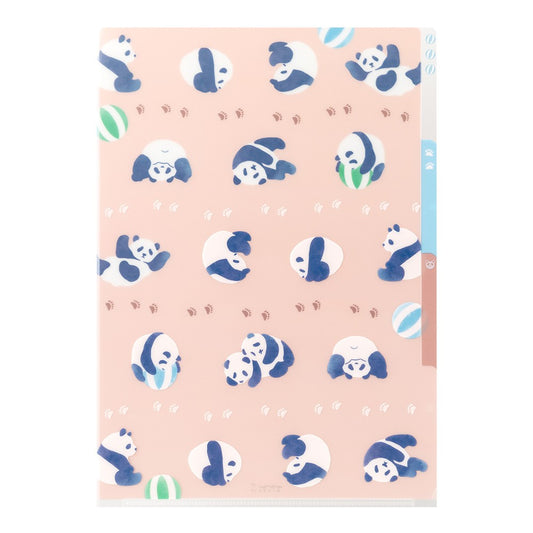 Folder Midori Trzy Kieszonki A4 | Panda