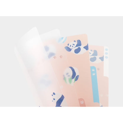 Midori A4 Three Pocket Folder | Panda