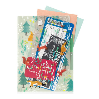 Midori A5 Three Pocket Folder | Nordic Animals