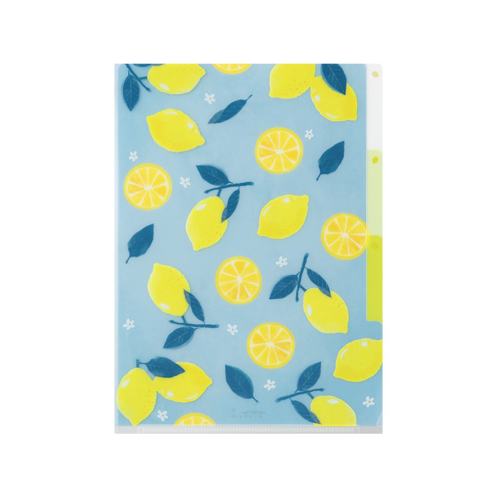 Folder Midori Trzy Kieszonki A5 | Lemon
