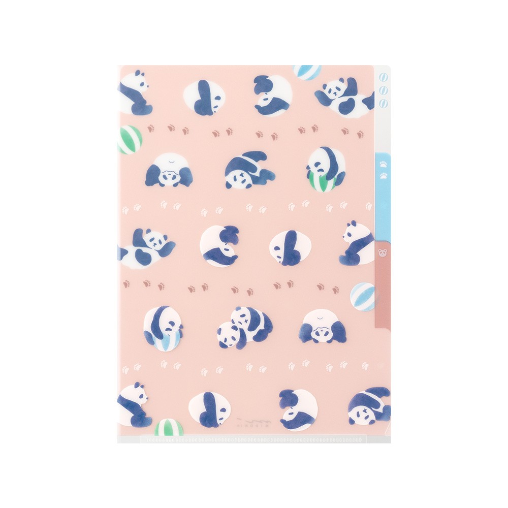 Folder Midori Trzy Kieszonki A5 | Panda