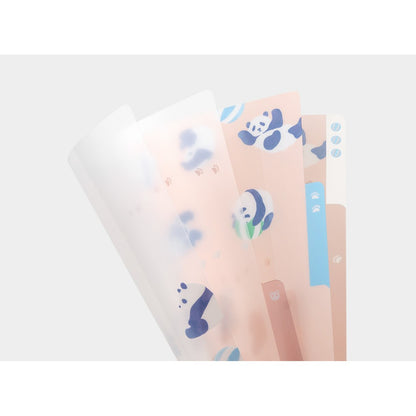 Midori Three Pockets A5 Folder | Panda