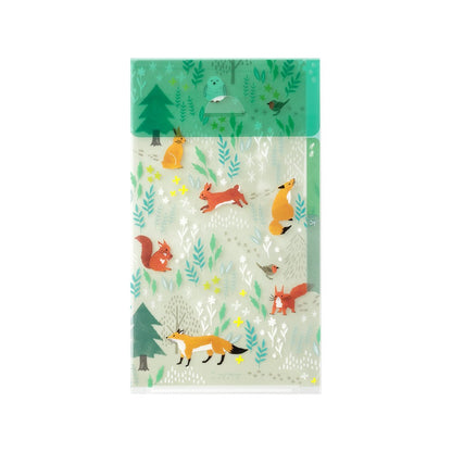 Folder Midori Trzy Kieszonki A5 Slim z klapką | Nordic Animals
