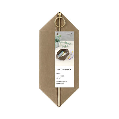 Piórnik Midori Pen Tray Pouch | Brązowy
