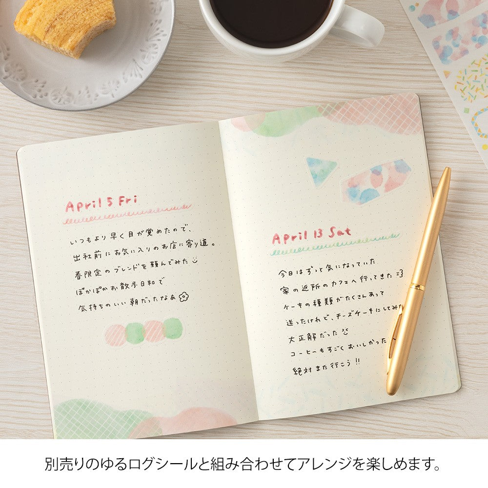 Notatnik Midori Yuru Log B6 | Akwarela