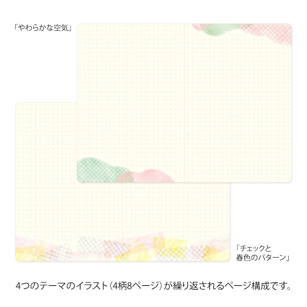 Notatnik Midori Yuru Log B6 | Akwarela