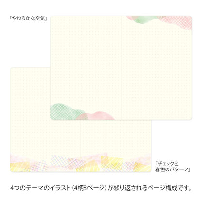Notatnik Midori Yuru Log B6 | Akwarela