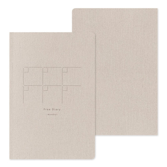 Midori Yuru Log B6 Perennial Calendar | Monthly