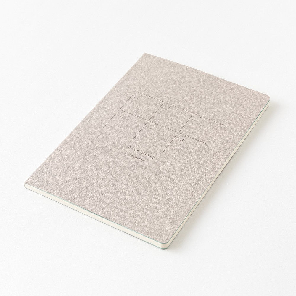 Midori Yuru Log B6 Perennial Calendar | Monthly