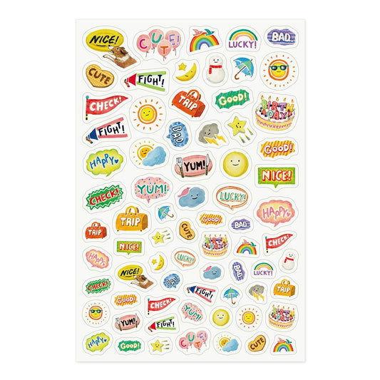 Midori Yuru Log Stickers | Captions