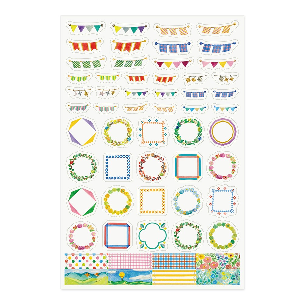 Midori Yuru Log Stickers | Embellishments