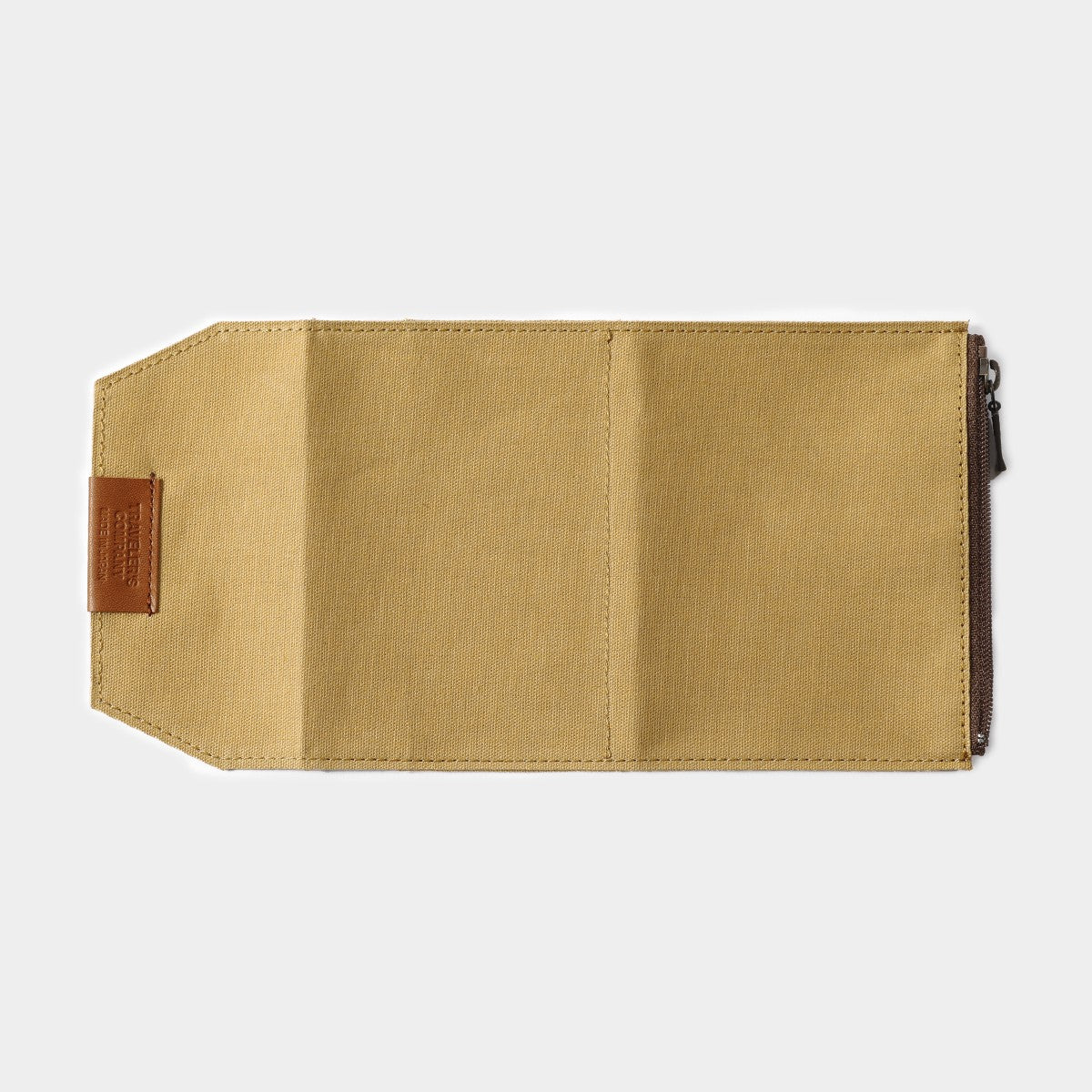 Traveler's Notebook Zipper Pocket Insert (PS)| Beige
