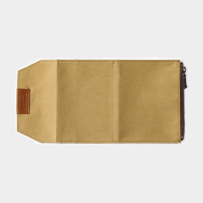 Traveler's Notebook Zipper Pocket Insert (PS)| Beige