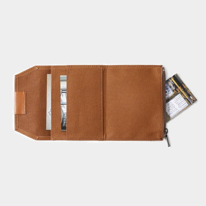 Traveler's Notebook Zipper Pocket Insert (PS)| Brown