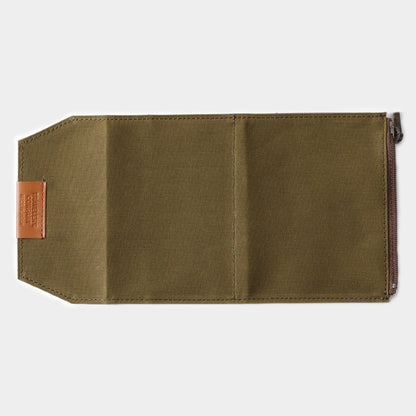 Traveler's Notebook Zipper Pocket Insert (PS)| Olive