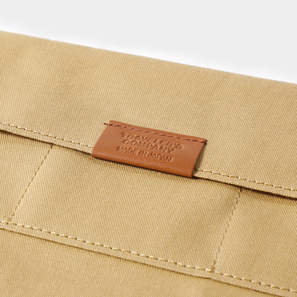 Traveler's Notebook Zipper Pocket Insert | Beige