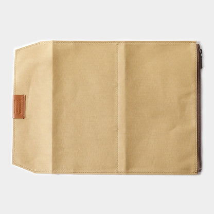 Traveler's Notebook Zipper Pocket Insert | Beige