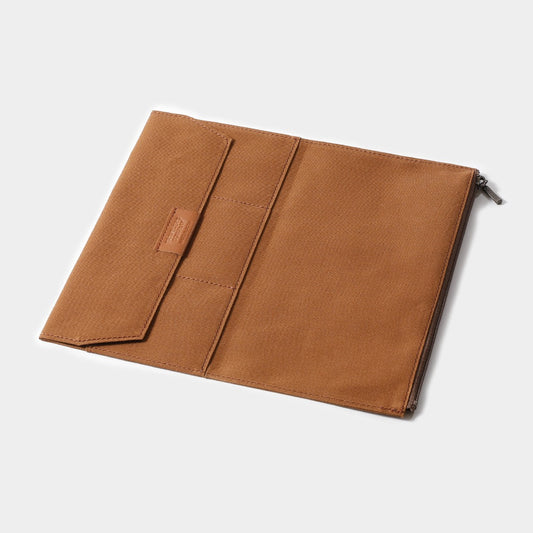Traveler's Notebook Zipper Pocket Insert | Brown