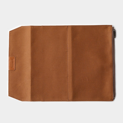 Traveler's Notebook Zipper Pocket Insert | Brown