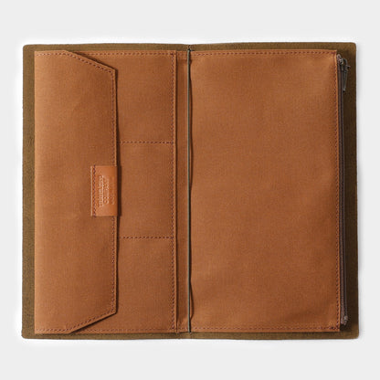 Traveler's Notebook Zipper Pocket Insert | Brown