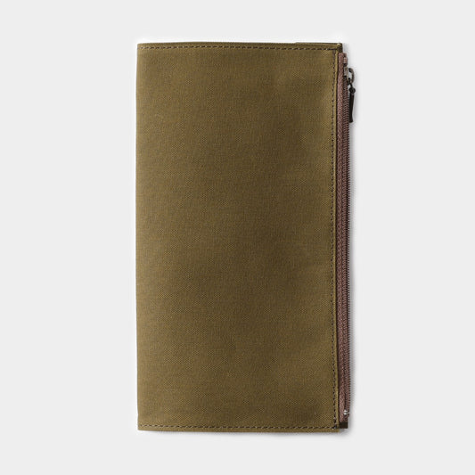 Wkład do Traveler's Notebook Kieszonka na Zamek | Oliwkowa