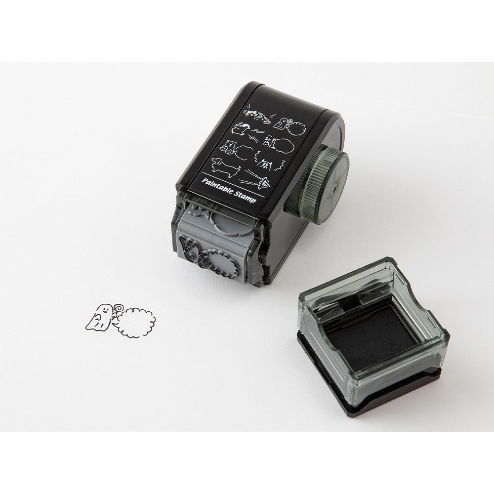 Pieczątka Midori Rotating Stamp Dial | Dymki