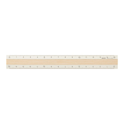 Midori 15cm Ruler | Ivory + White Wood