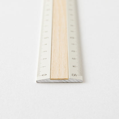Midori 15cm Ruler | Ivory + White Wood