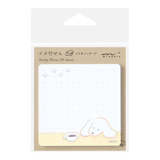 Midori Sticky Notes | Dog and Coffee