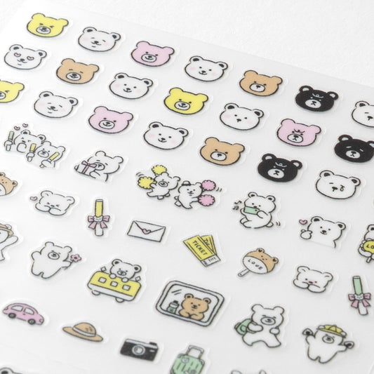 Midori Sticker Collection Stickers | 2686 Bear Pictograms