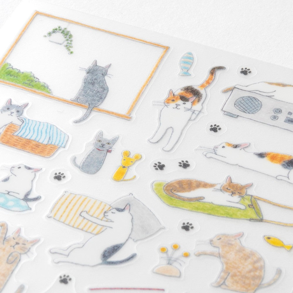 Midori Sticker Collection | Cats M