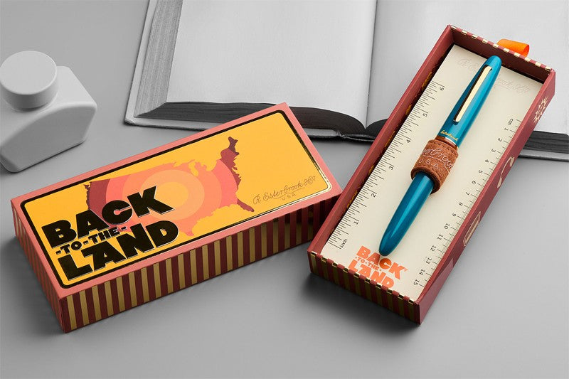 Esterbrook Estie Fountain Pen | Funky Lake Gold Trim