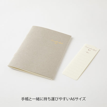 Notatnik Midori Commonplace Book A6 | Szary