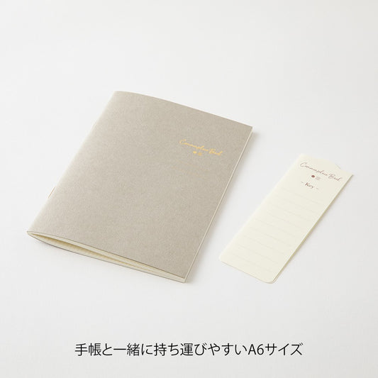 Midori Commonplace Book A6 | Grey