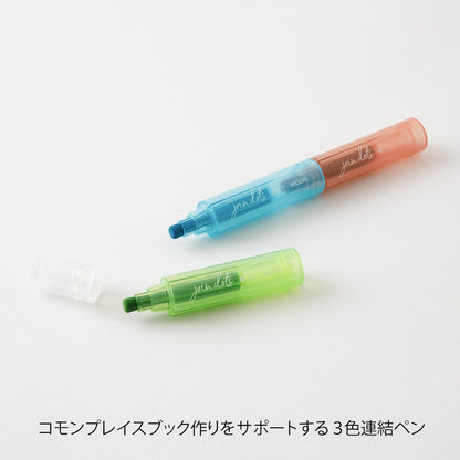 Midori Connecting Pen Join Dots Highlighters | Bright Colors