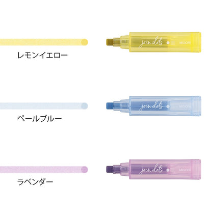 Midori Connecting Pen Join Dots Highlighters | Pastel
