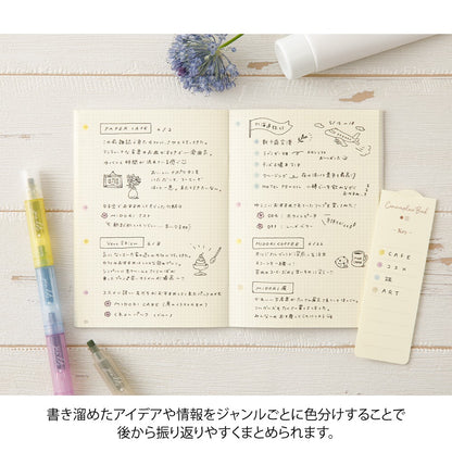Midori Connecting Pen Join Dots Highlighters | Pastel