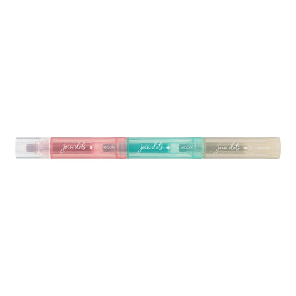Midori Connecting Pen Join Dots Highlighters | Milky