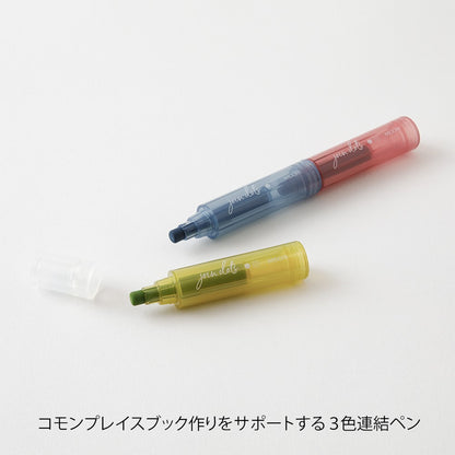 Midori Connecting Pen Join Dots Highlighters | Dusty