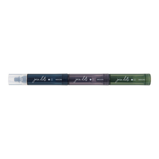 Midori Connecting Pen Join Dots Highlighters | Dark Colors