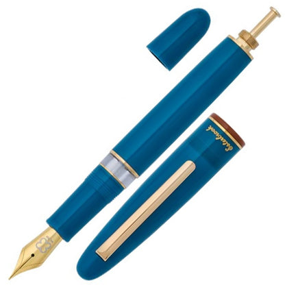 Pióro wieczne Esterbrook Estie | Funky Lake Gold Trim Piston