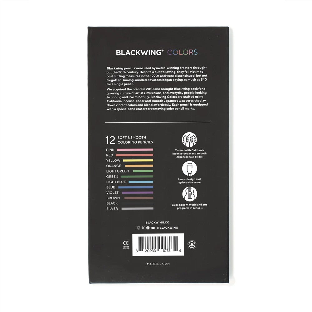 Zestaw Kredek BLACKWING Colors